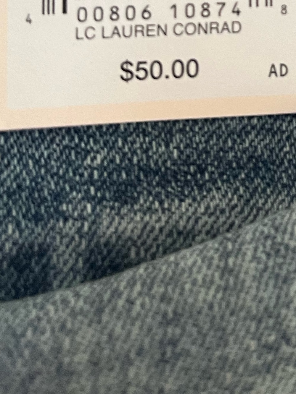 LC Lauren Conrad Light Blue Wide-Leg Jeans New with Tags Smoke & pet free home - Picture 13 of 13